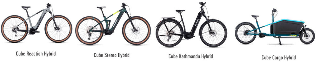 Cube E-Bike Neuheiten und Modellübersicht 2023