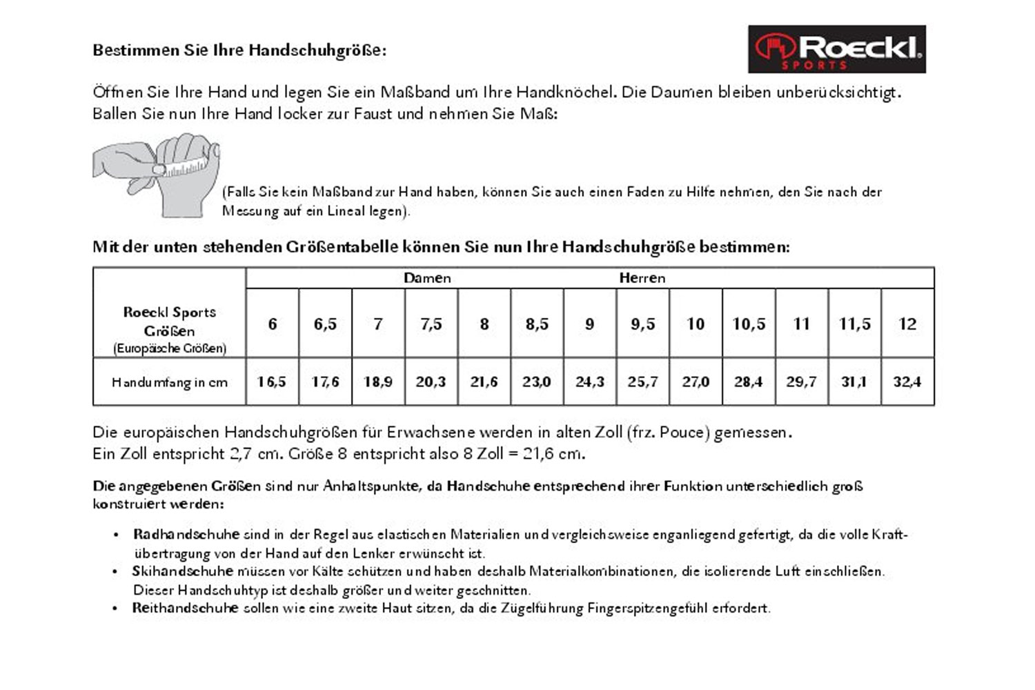 Roeckl Impero Fahrrad-Handschuh Kurzfinger  