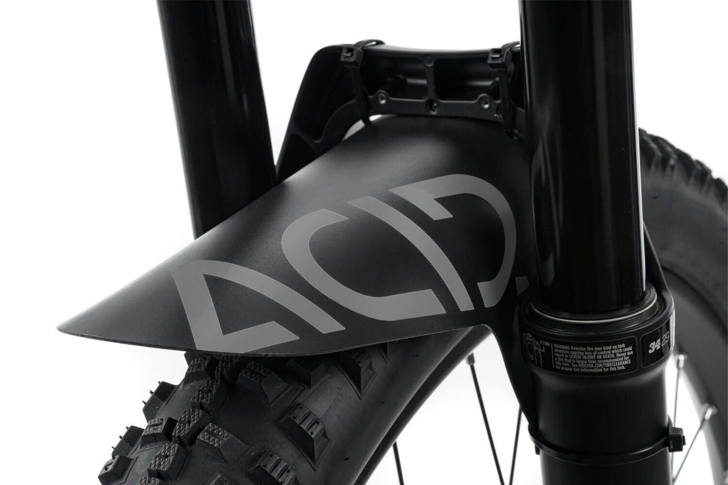 Acid Mud Blocker Long Fahrrad Schutzblech hinten schwarz