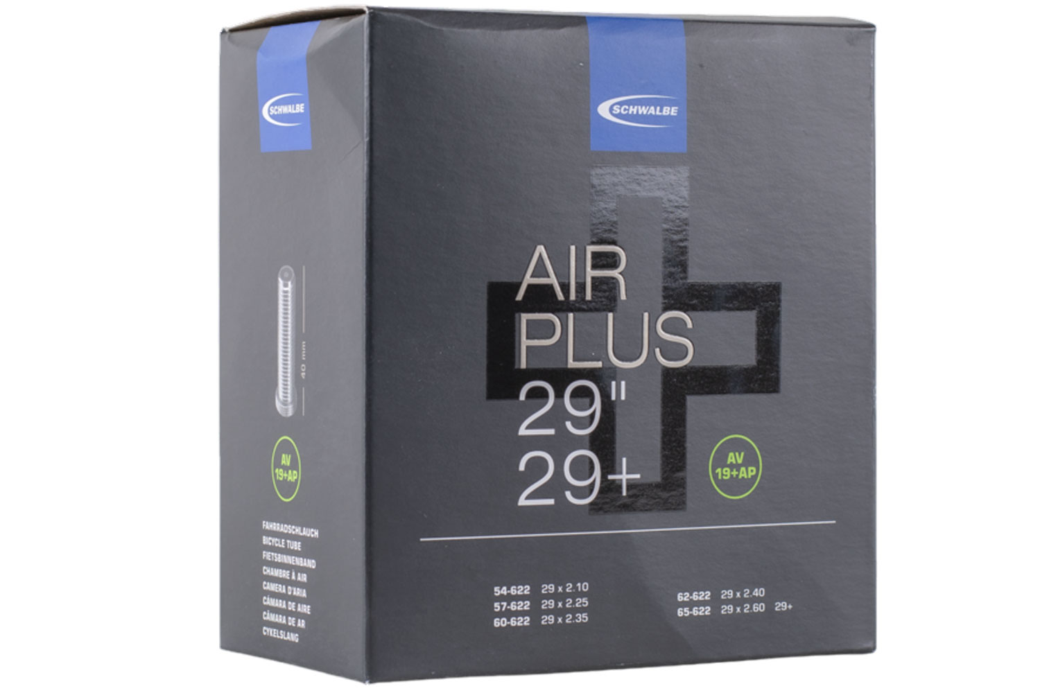Schwalbe Air Plus Fahrradschlauch AV Ventil 26 bis 29 Zoll  