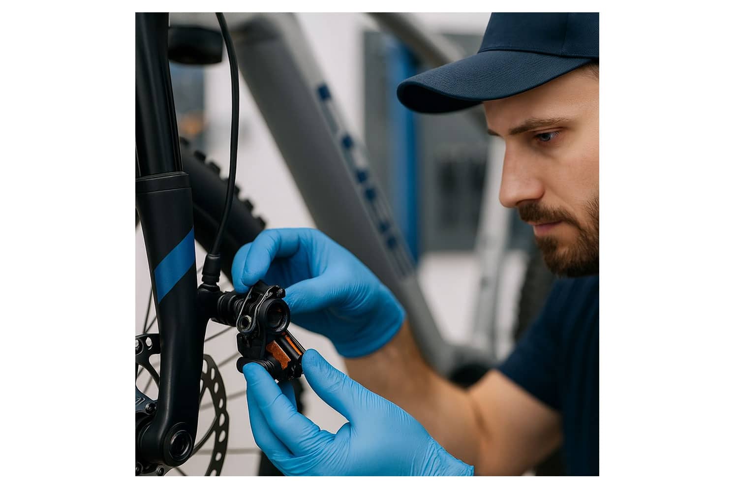 Service Fahrrad Bremsbeläge erneuern  