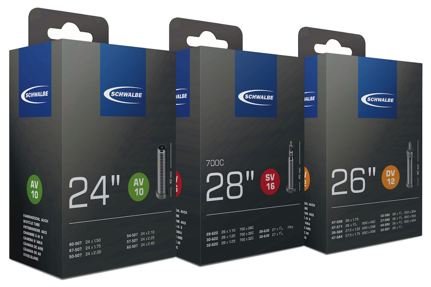 Schwalbe Schlauch AV 14 26 Zoll Extra light  