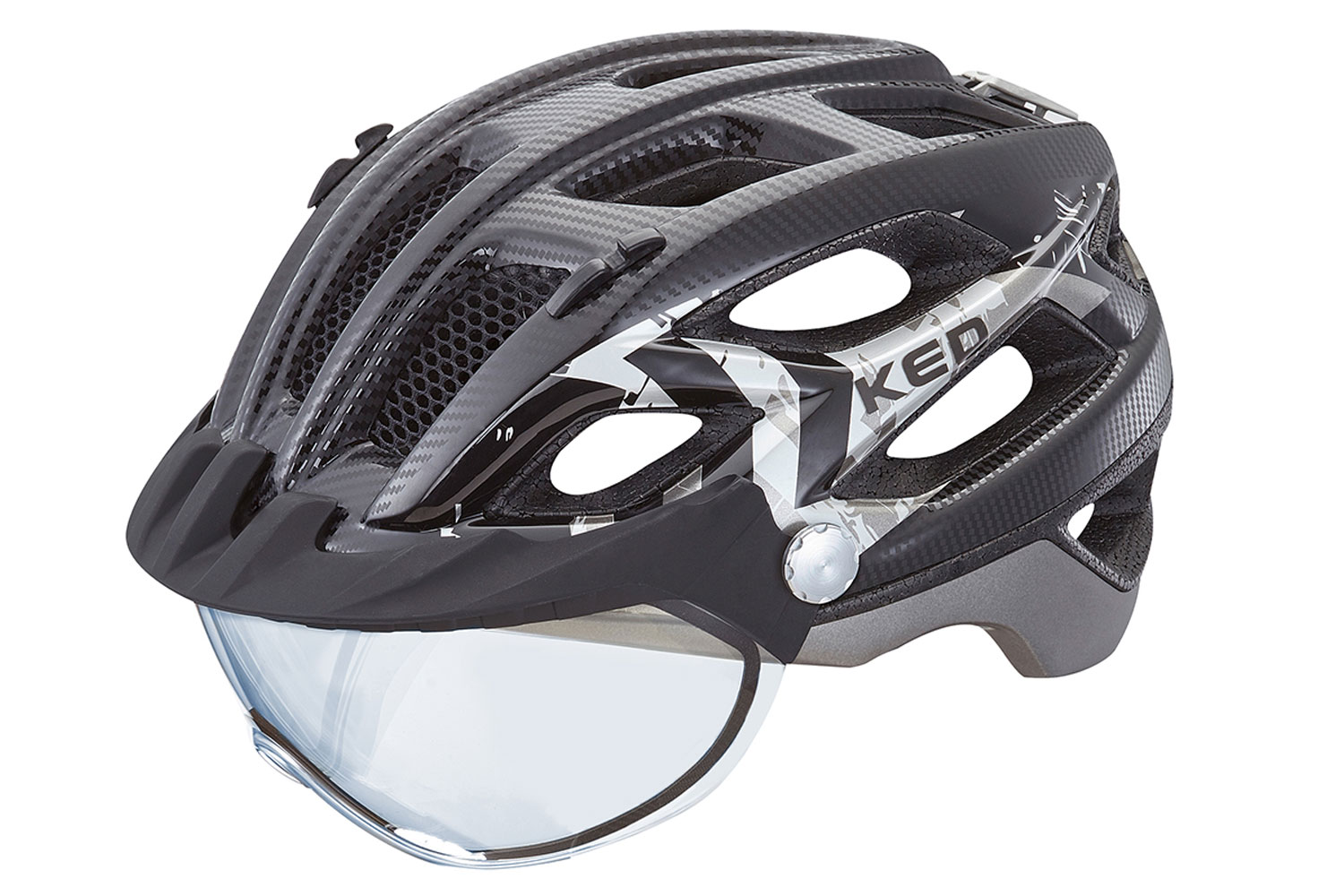 KED Covis Fahrradhelm mit Visier  