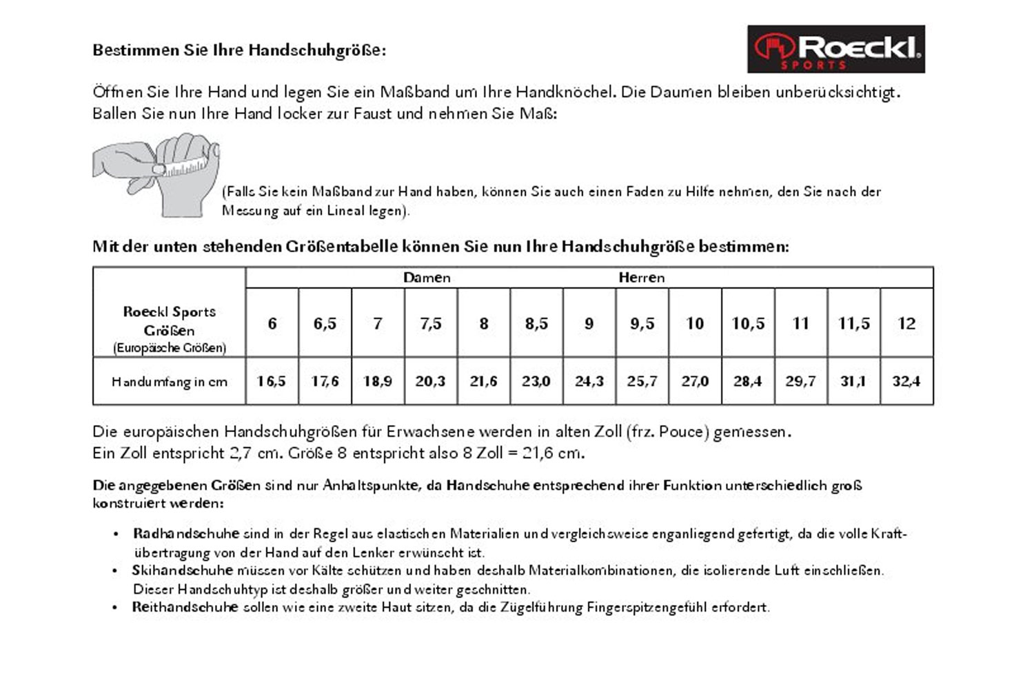 Roeckl Index Fahrradhandschuh kurz  