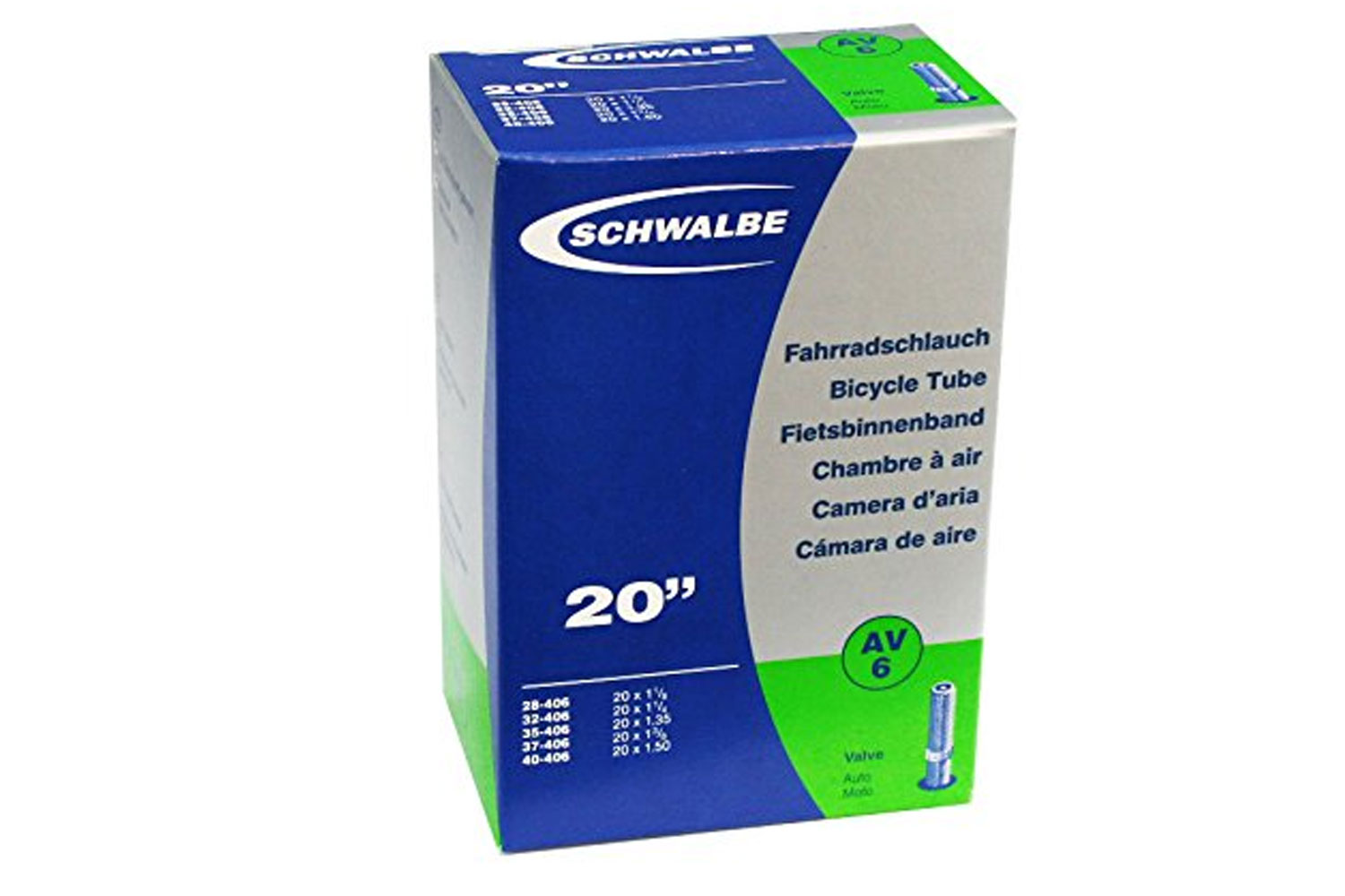 Schwalbe Schlauch AV 6 20 Zoll Autoventil  