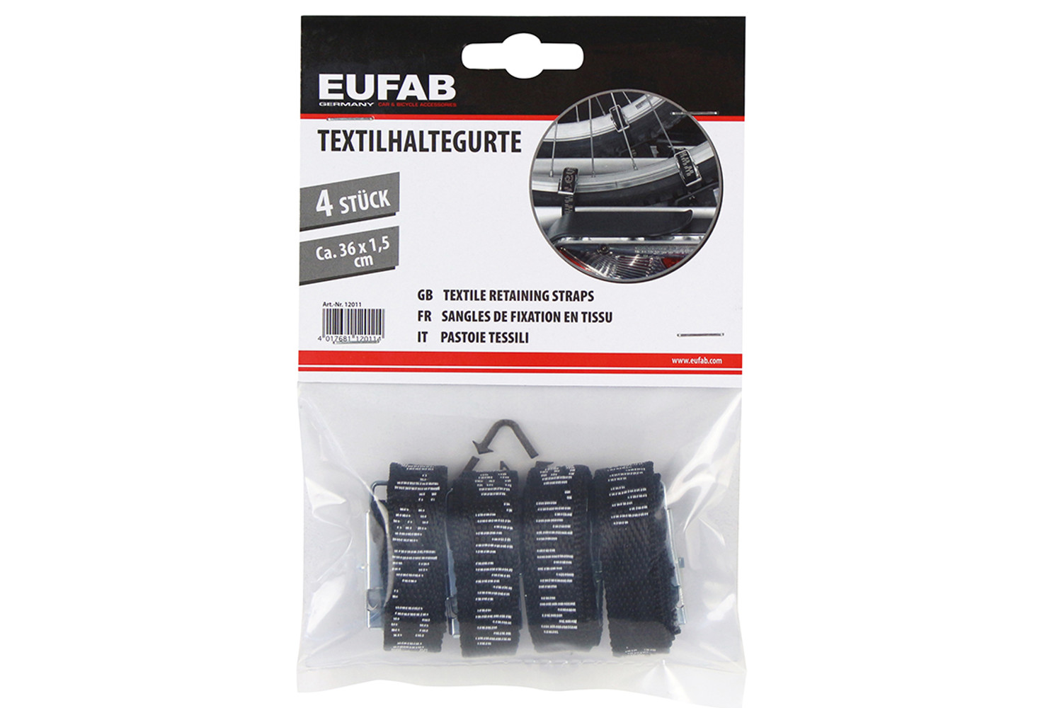 Eufab Spanngurt-Set 4er-Set  