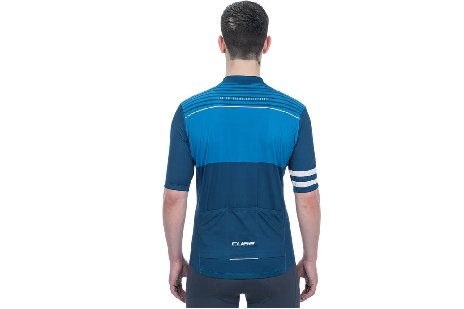 Cube Blackline CMPT kurzarm Trikot  