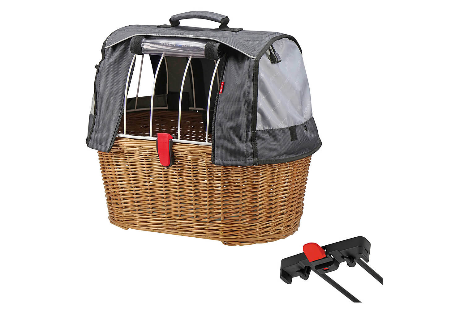 KLICKfix Racktime Basket Doggy inklusive Wetterschutz  