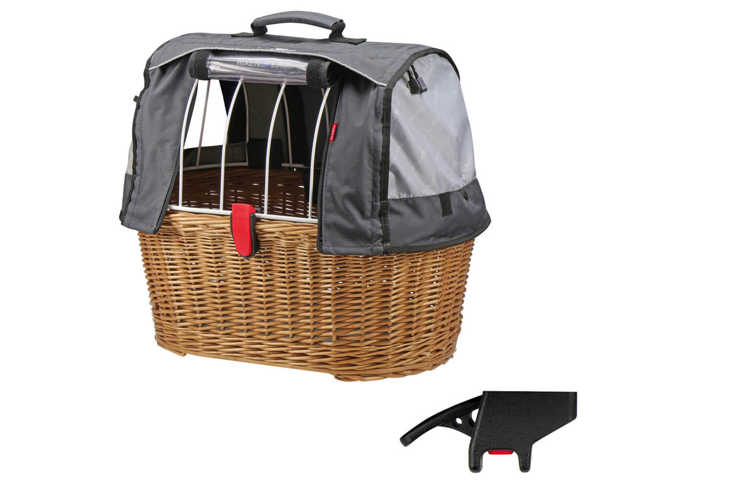 Fahrrad Hundekorb mit Kuppel: KLICKfix Doggy Basket