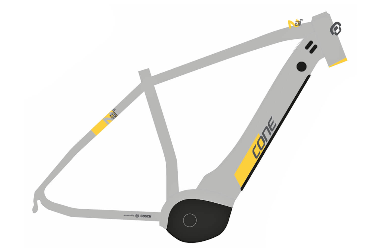 Cone eStreet IN 2.0 Gent 500W E-Trekkingbike