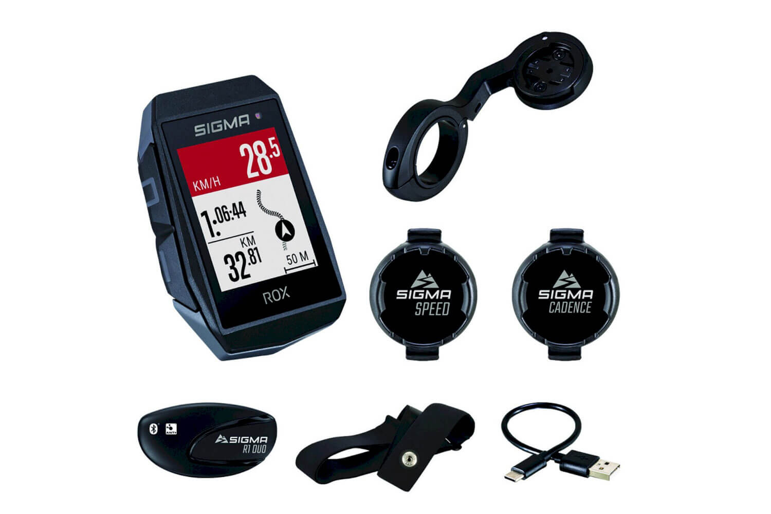 Sigma ROX 11.1 EVO Sensor Set Fahrradcomputer  