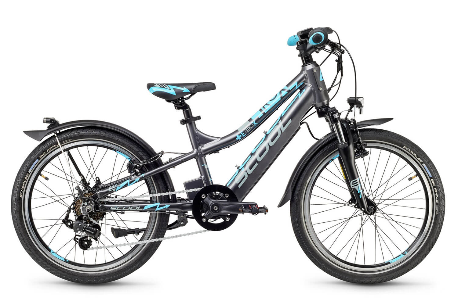 S'cool etroX 247 Kinder eBike mit 24 Zoll Reifen